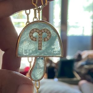 Brent Neale Aquamarine Diamond Aries Large Mushroom